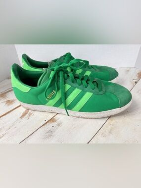 ADIDAS Gazelle 2 low top sneakers fairway green zest retro shoes soccer sz 11